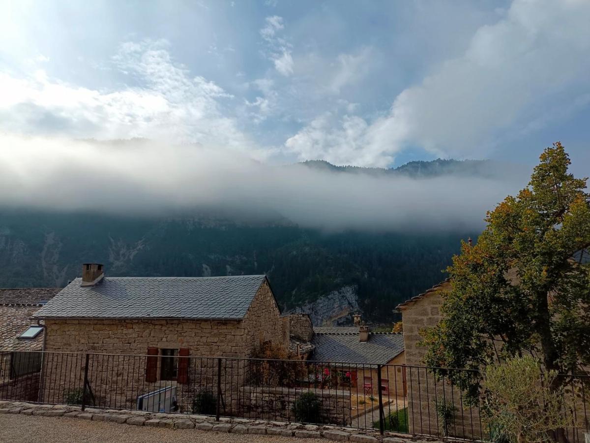 La Voutee 5 Epis Avec Bain Finlandais Prive Au Manoir Du Charme Gorges Du Tarn Bed & Breakfast Quezac  ภายนอก รูปภาพ