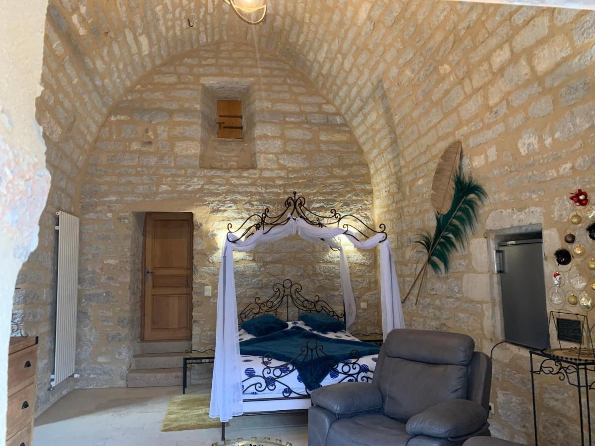 La Voutee 5 Epis Avec Bain Finlandais Prive Au Manoir Du Charme Gorges Du Tarn Bed & Breakfast Quezac  ภายนอก รูปภาพ